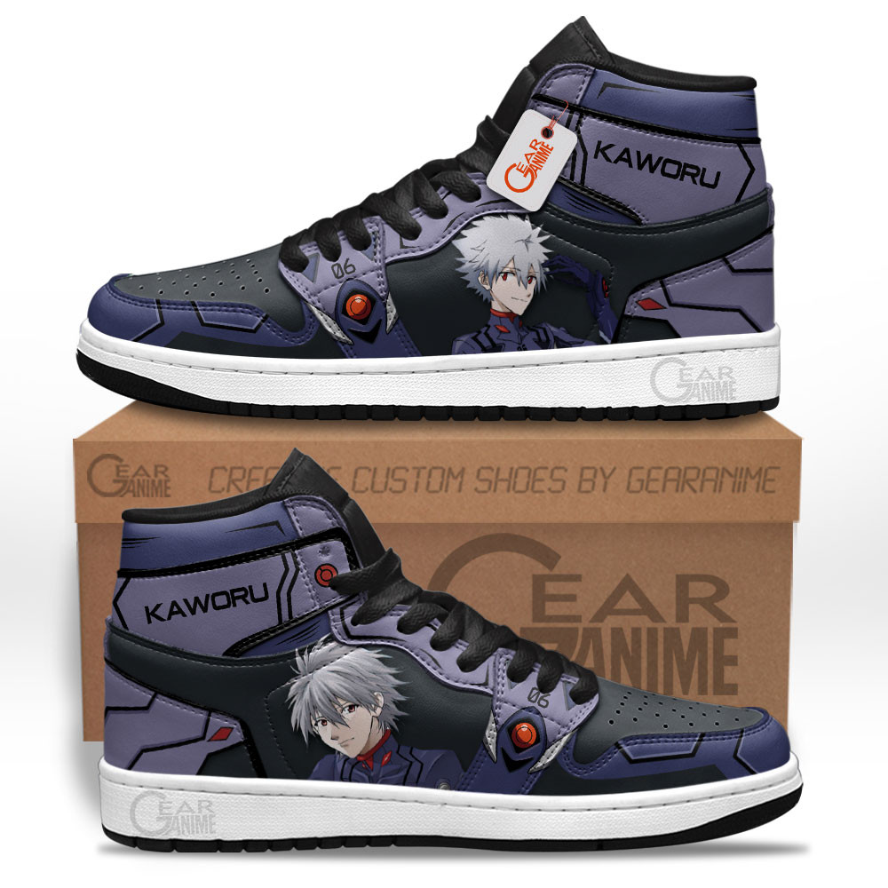 Evangelion Nagisa Kaworu Custom Shoes AJ1