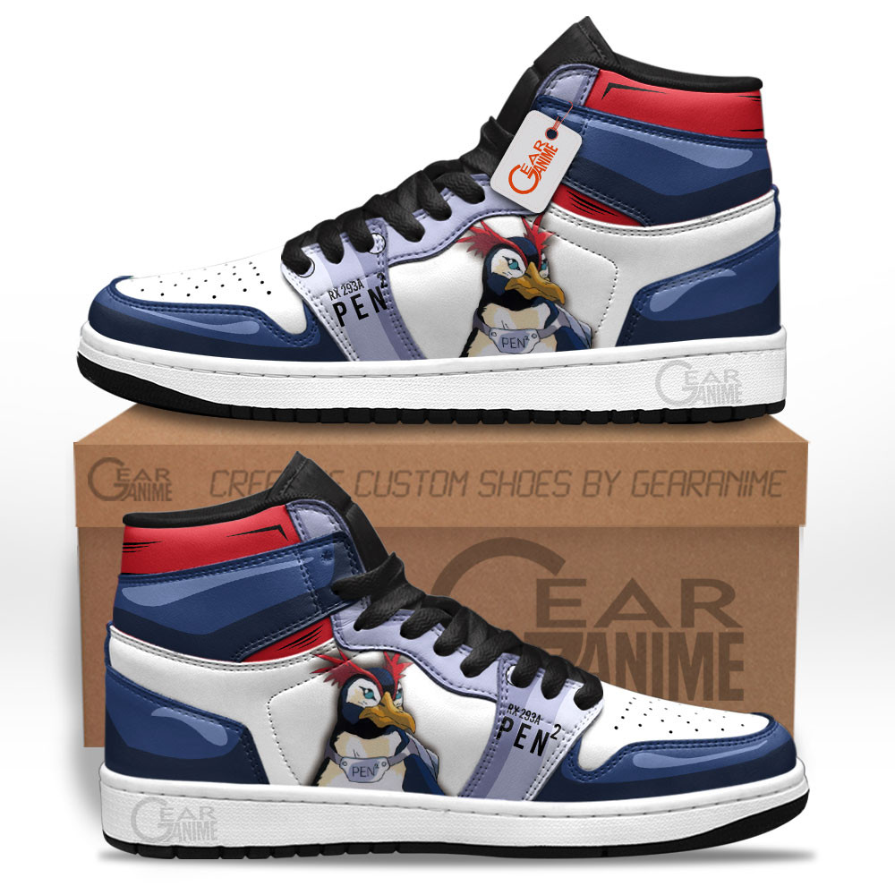 Evangelion Pen Custom Anime Shoes AJ1