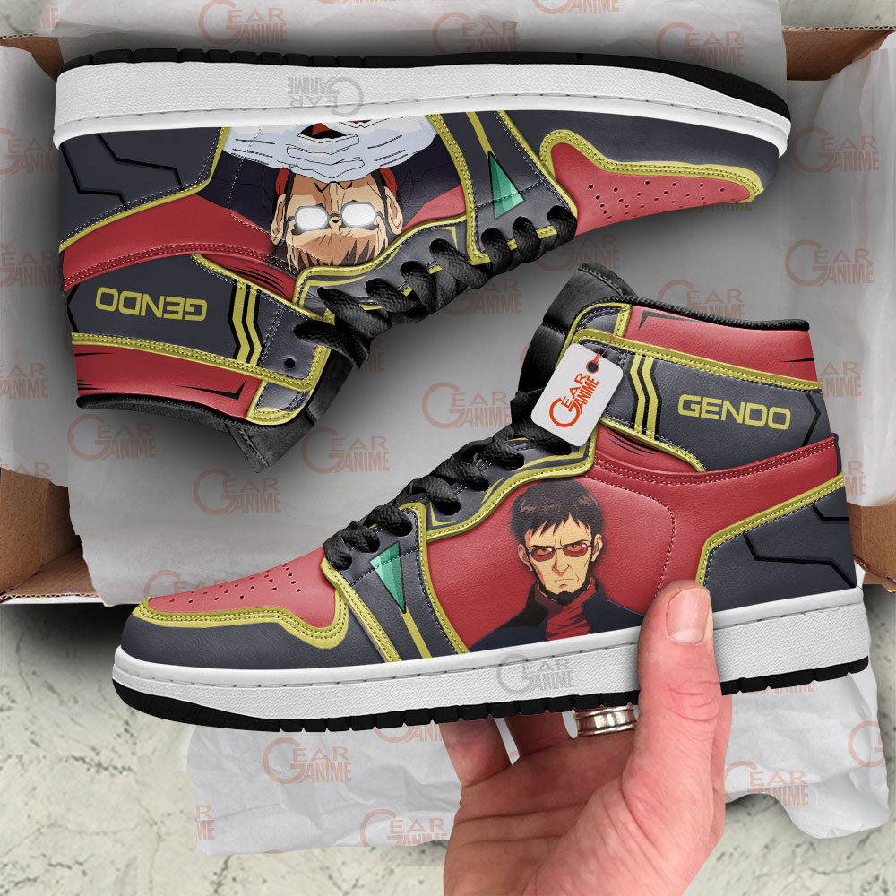 Evangelion Ikari Gendo Custom Shoes J1 - Image 2