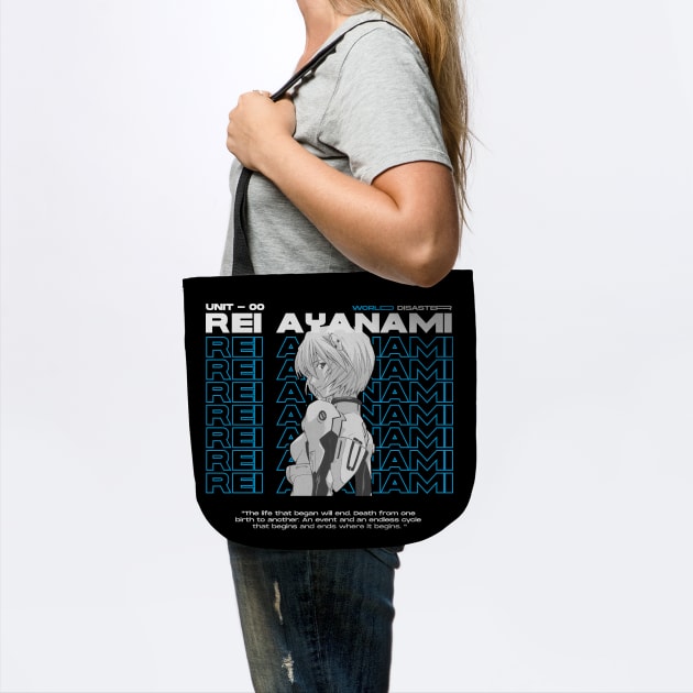 Evangelion Rei Ayanami Cool Design Tote - Image 2
