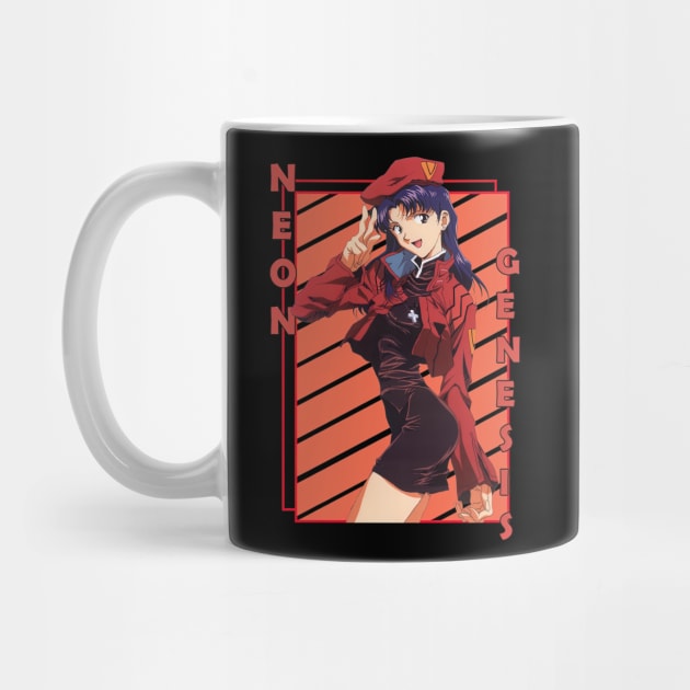 Misato Katsuragi Neon Evangelion Shinseiki Mug