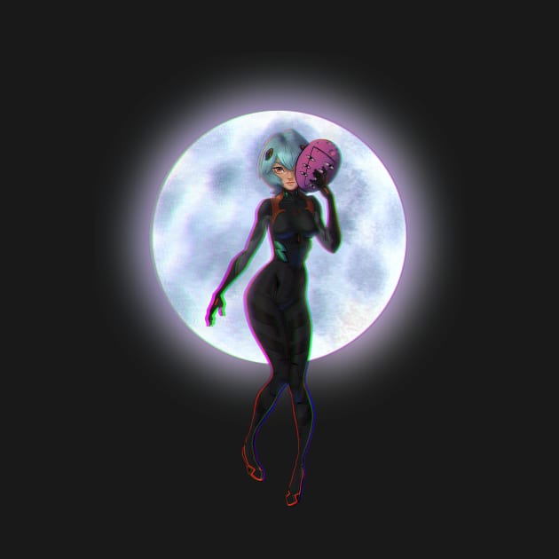 Evangelion Rei Best Design Throw Pillow - Image 2