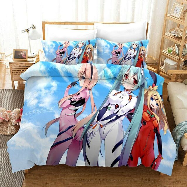 Evangelion Queen King Bedding Set