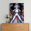 E Evangelion Anime Classic Vintage Posters Decoracion Painting Wall Art White Kraft Paper Vintage Decorative Painting 2 - Neon Genesis Evangelion UK Shop
