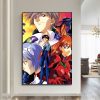 E Evangelion Anime Whitepaper Poster Whitepaper Sticker DIY Room Bar Cafe Decor Art Wall Stickers 3 - Neon Genesis Evangelion UK Shop