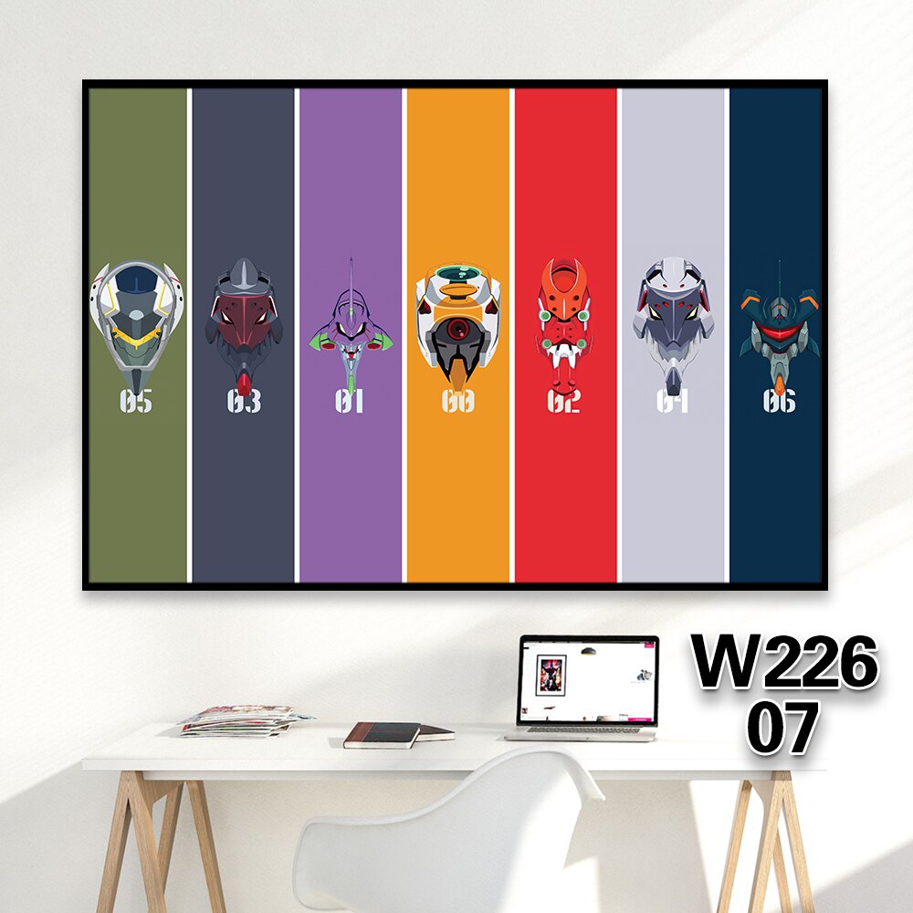 Animation Evangelion Home Decor Painting Custom Wall Art