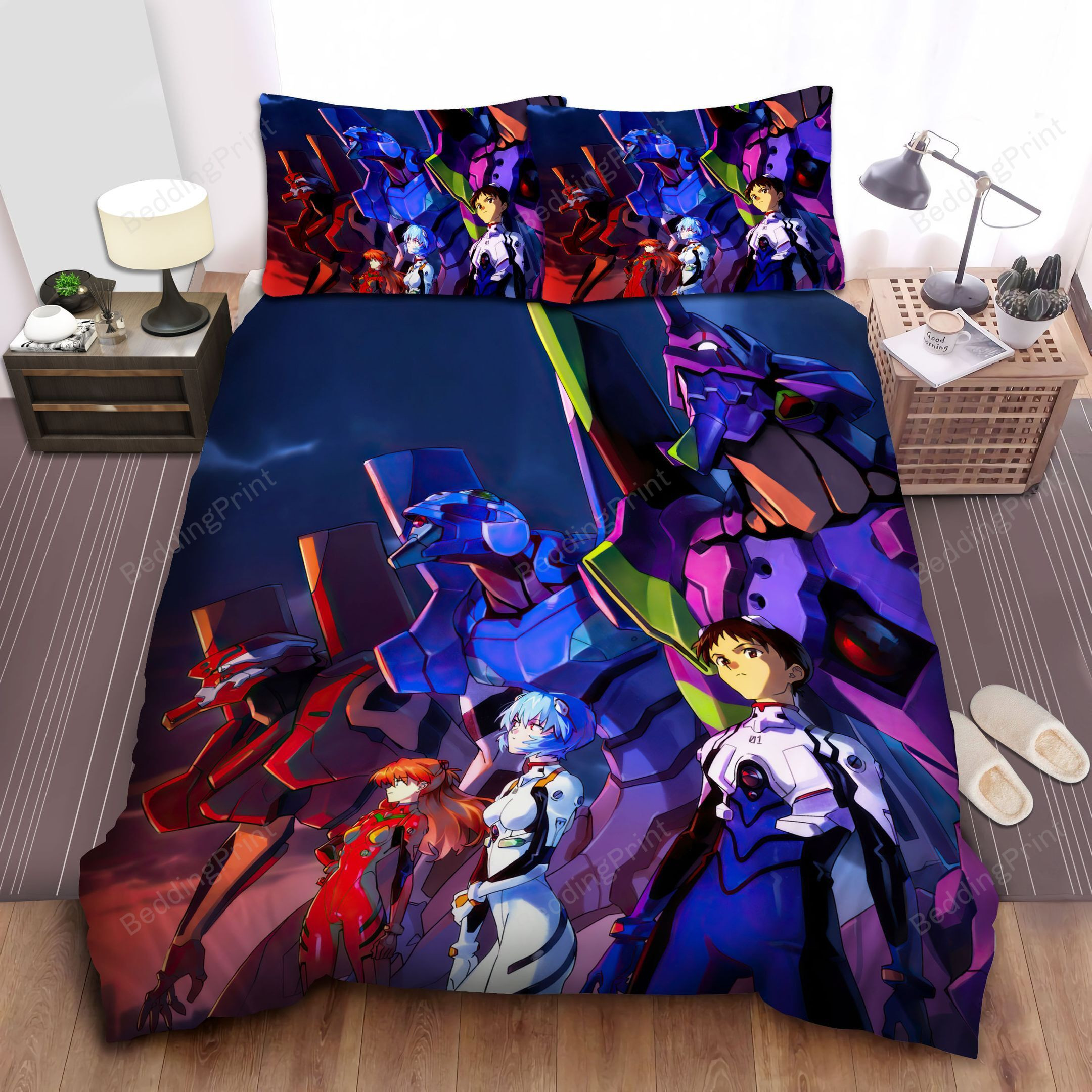 Evangelion Pillowcase Bedding Set