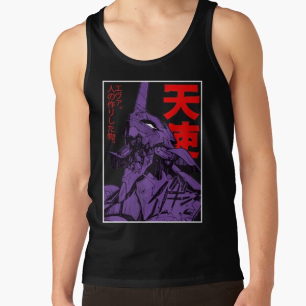 Evangelion Robot Kanji Essential Tank Top