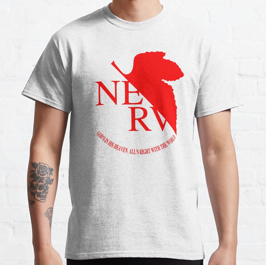Nerv Logo Neon Genesis Evangelion T-shirt - Image 2