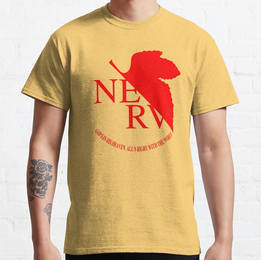 Nerv Logo Neon Genesis Evangelion T-shirt - Image 7