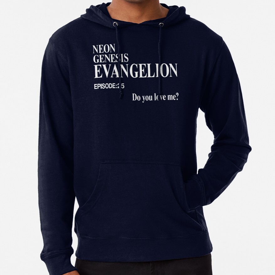 Neon Genesis Evangelion Do You Love Me Hoodie - Image 6