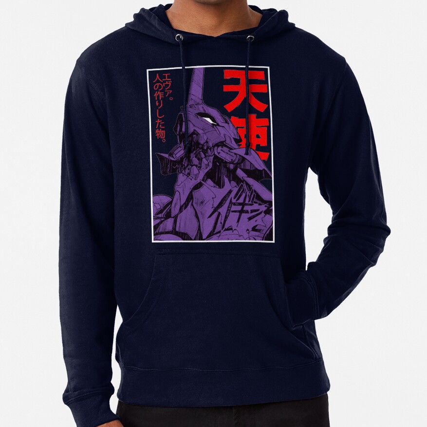 Evangelion Robot Kanji Essential Hoodie - Image 6