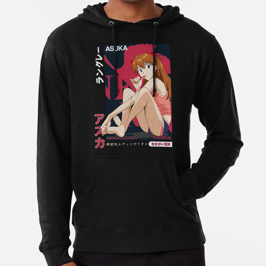 Asuka Langley Neon Genesis Evangelion Ikigaisekai Designs For Men And Women Hoodie