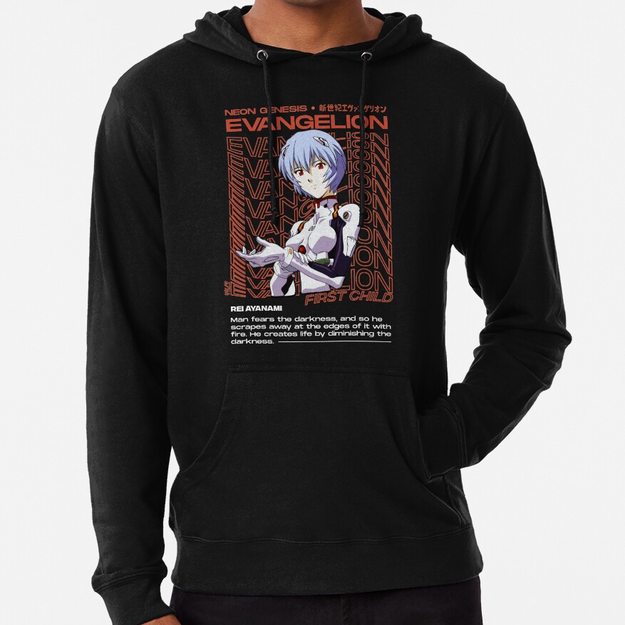 Rei Ayanami Evangelion Aesthetic Hoodie