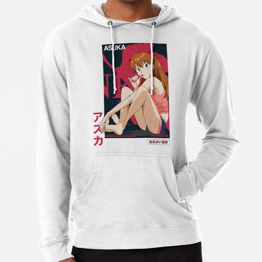 Asuka Langley Neon Genesis Evangelion Ikigaisekai Designs For Men And Women Hoodie - Image 2