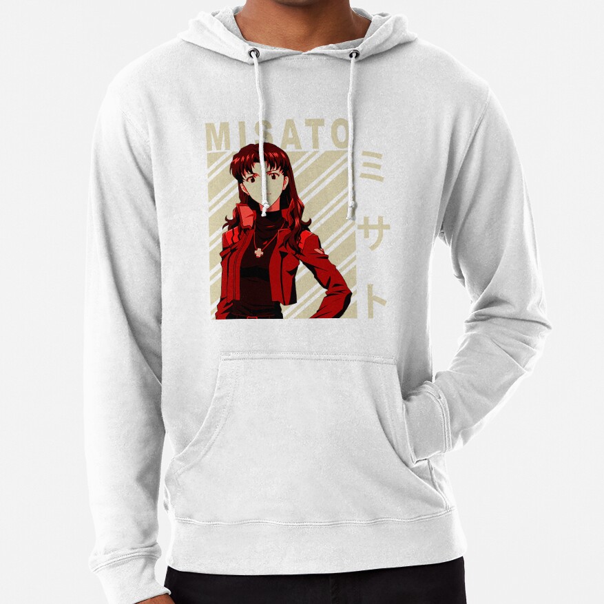 Misato Katsuragi Vintage Art Hoodie - Image 2