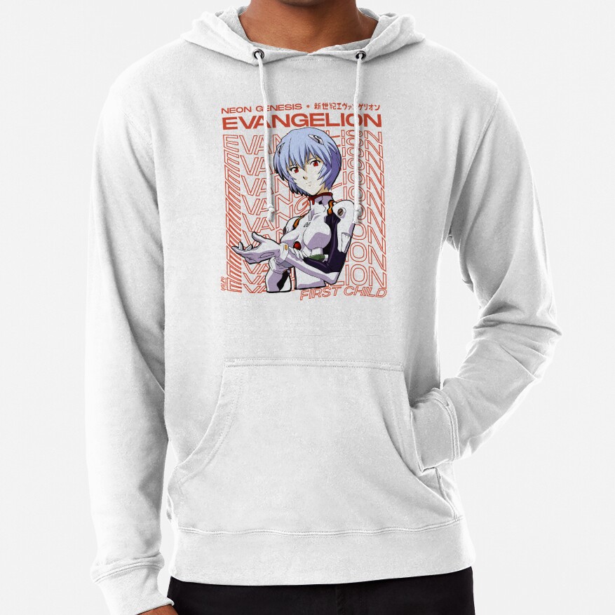 Rei Ayanami Evangelion Aesthetic Hoodie - Image 2