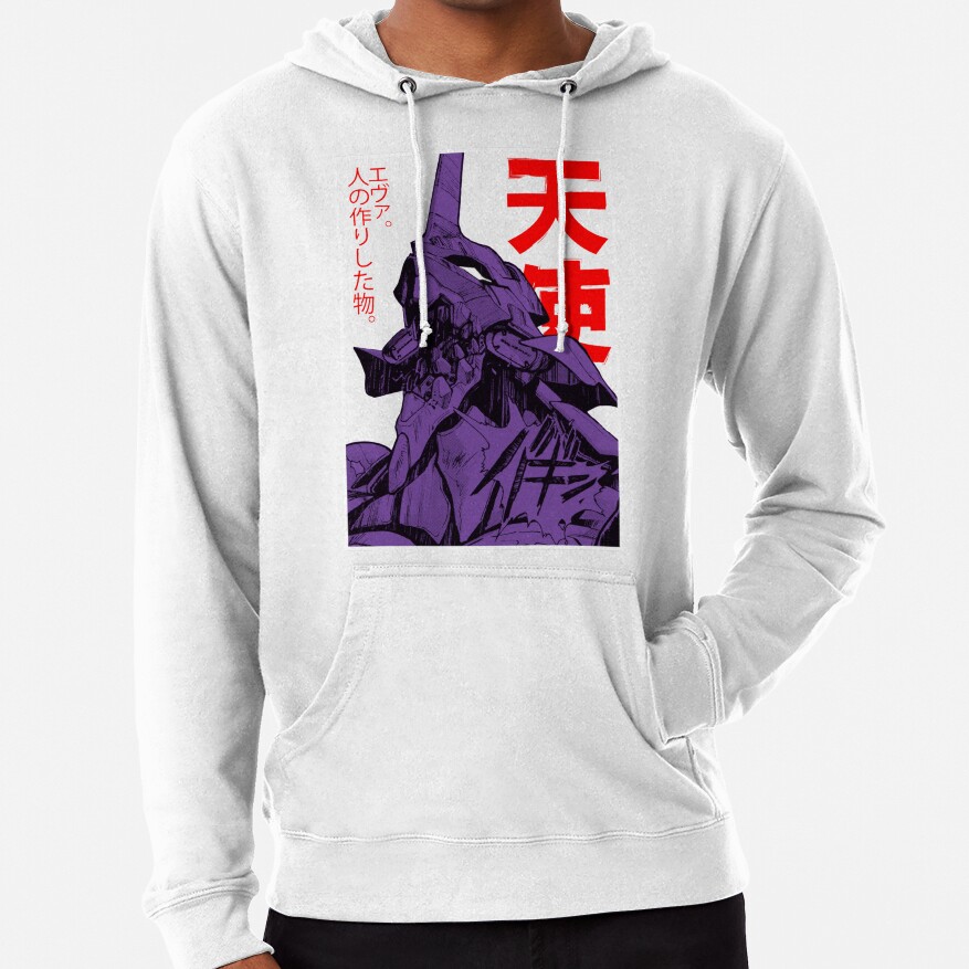 Evangelion Robot Kanji Essential Hoodie - Image 2