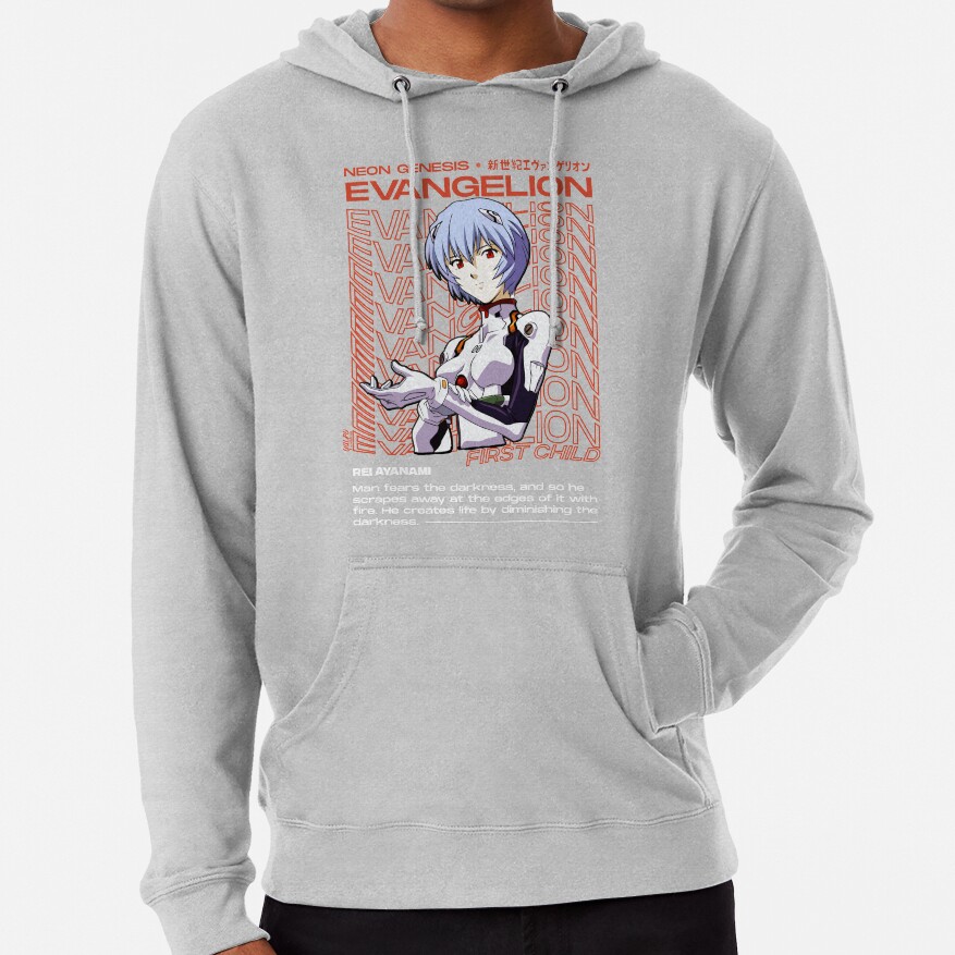 Rei Ayanami Evangelion Aesthetic Hoodie - Image 5