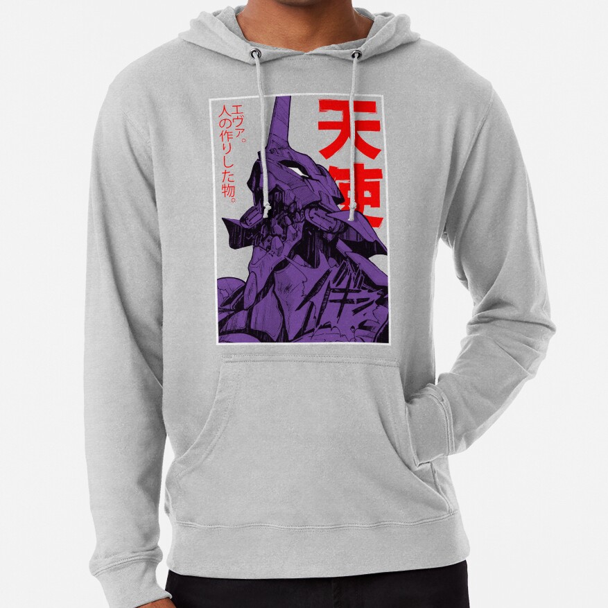 Evangelion Robot Kanji Essential Hoodie - Image 5