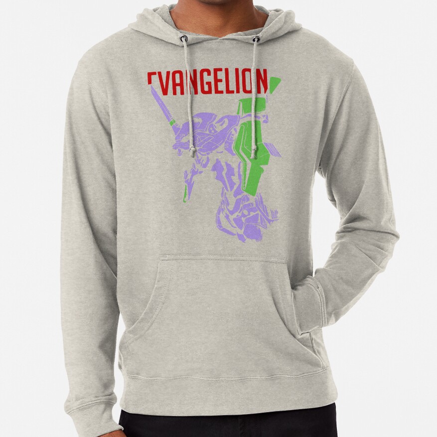 Neon Genesis Evangelion Retro Vintage Hoodie - Image 4