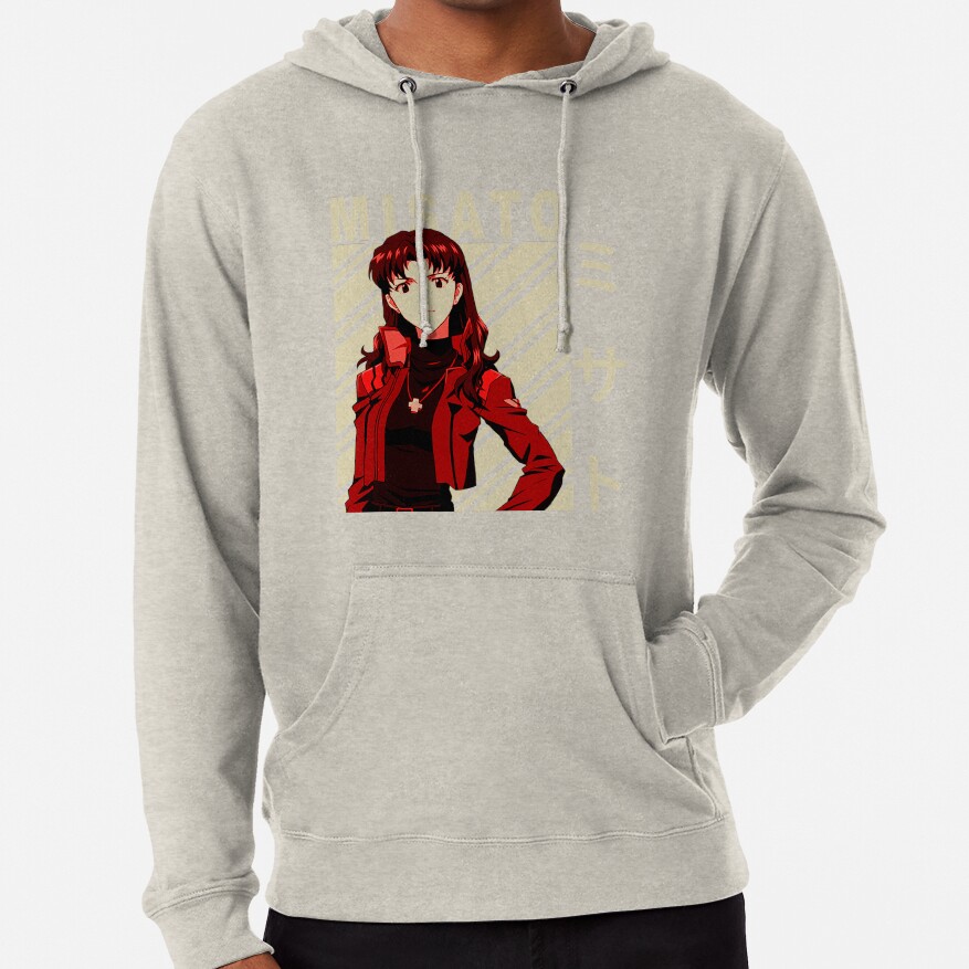 Misato Katsuragi Vintage Art Hoodie - Image 4