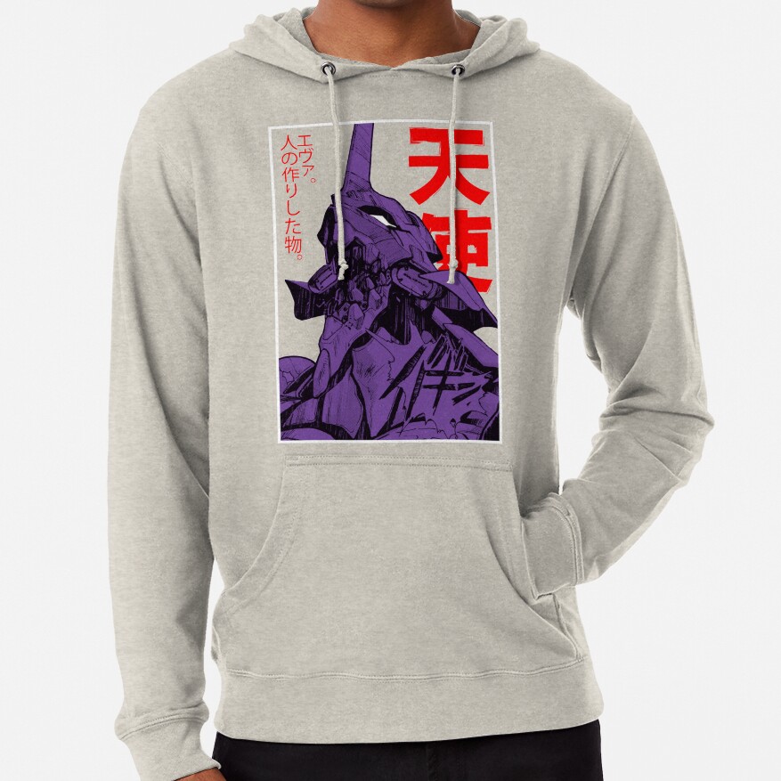 Evangelion Robot Kanji Essential Hoodie - Image 4