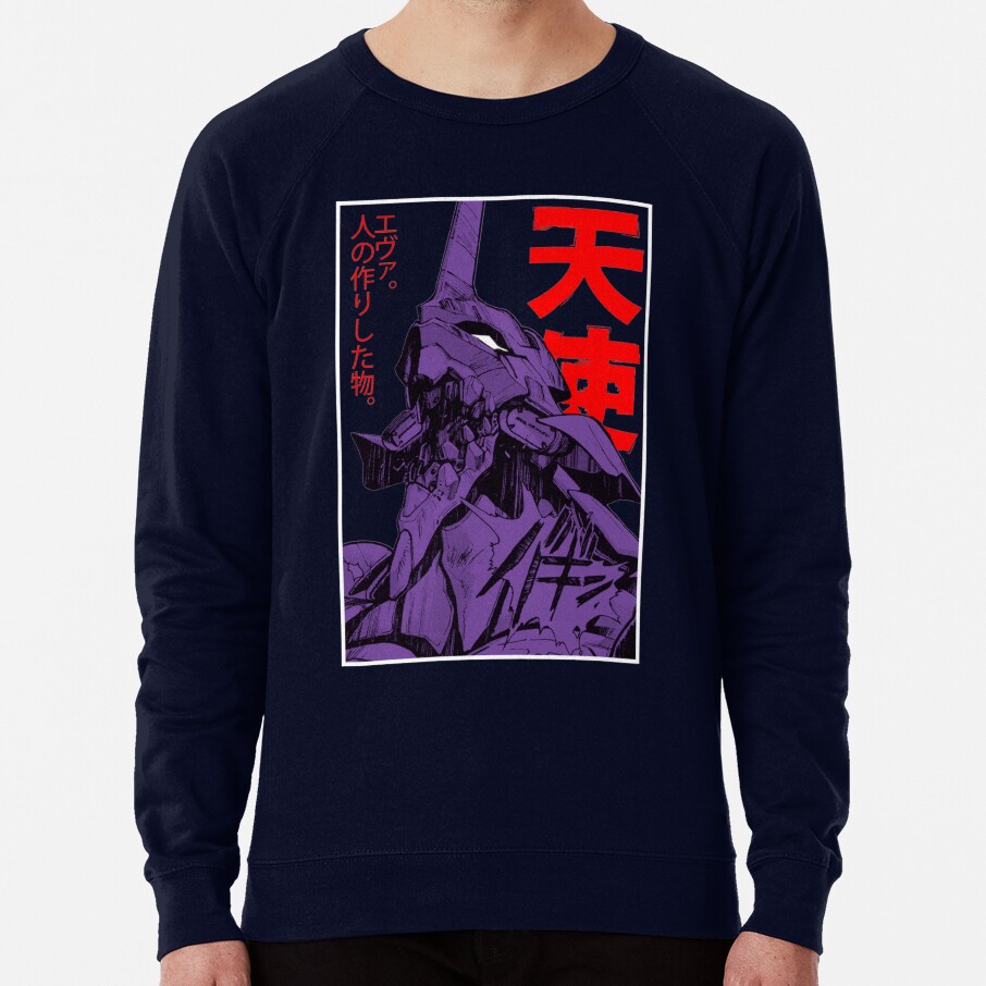 Evangelion Robot Kanji Essential Sweatshirt - Image 6