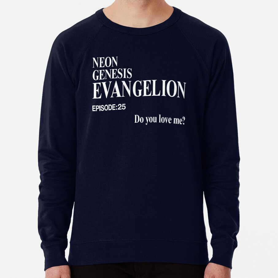 Neon Genesis Evangelion Do You Love Me Sweatshirt - Image 6