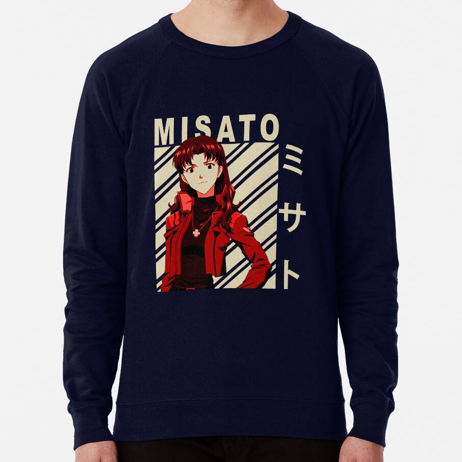 Misato Katsuragi Vintage Art Sweatshirt - Image 6