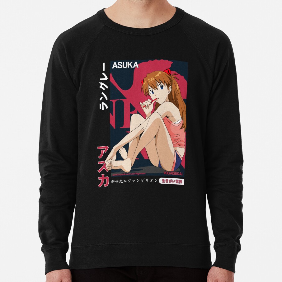 Asuka Langley Neon Genesis Evangelion Ikigaisekai Designs For Men And Women Sweatshirt