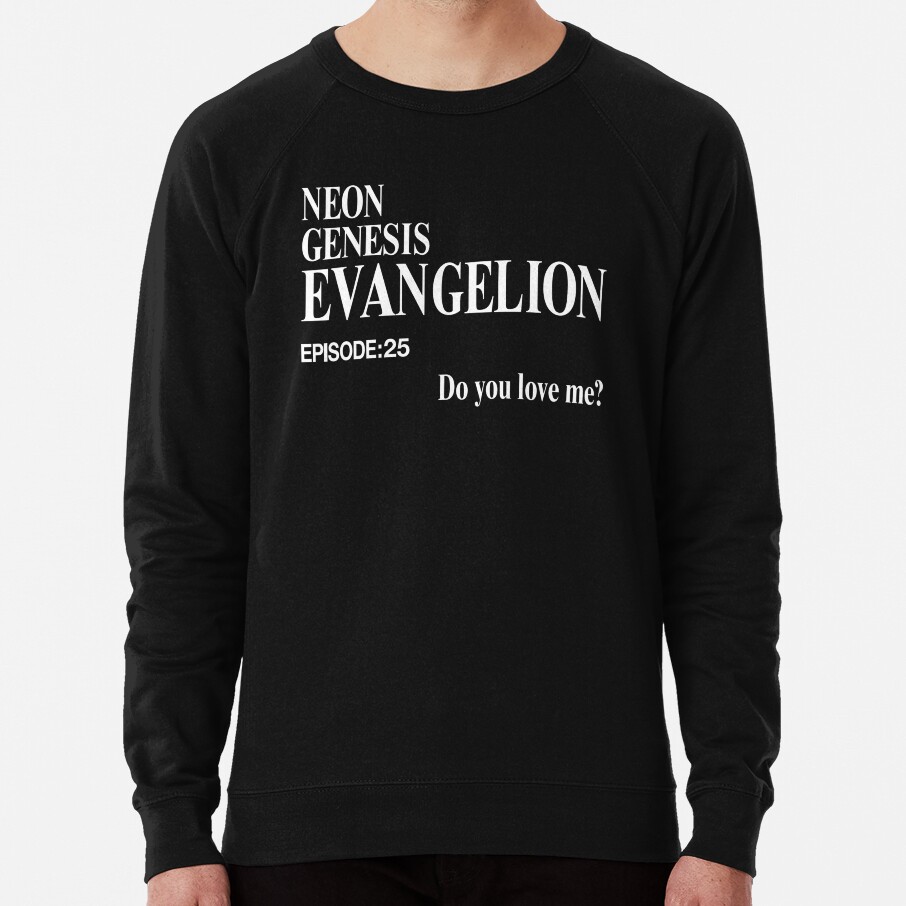 Neon Genesis Evangelion Do You Love Me Sweatshirt