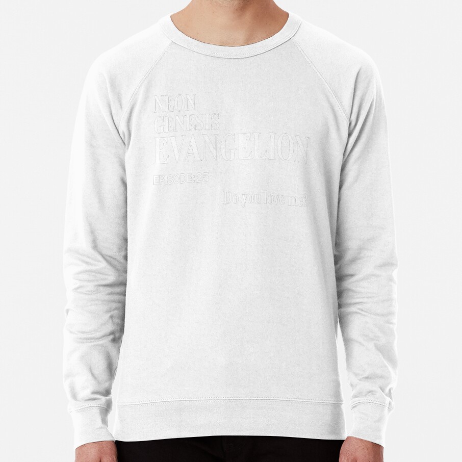 Neon Genesis Evangelion Do You Love Me Sweatshirt - Image 2