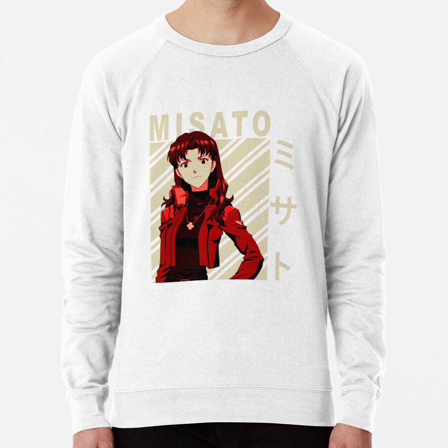 Misato Katsuragi Vintage Art Sweatshirt - Image 2