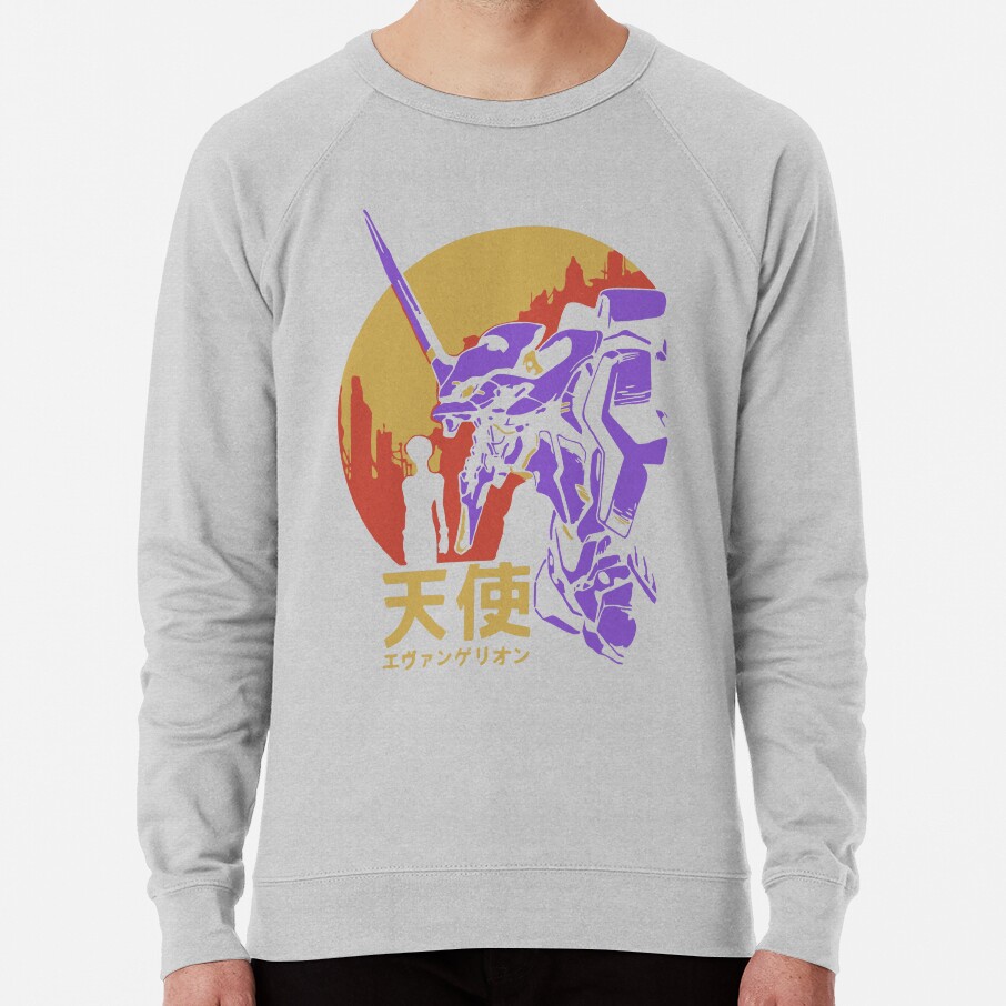 Neon Genesis Evangelion Retro Vintage Sweatshirt - Image 5