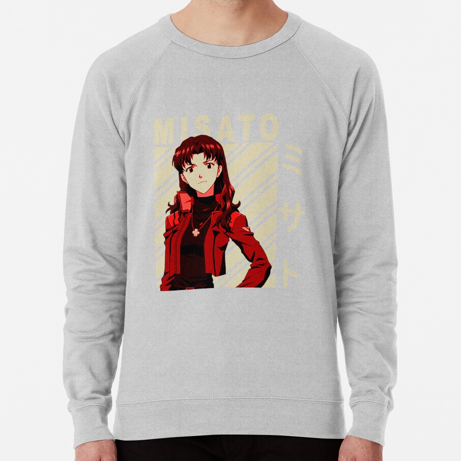Misato Katsuragi Vintage Art Sweatshirt - Image 5