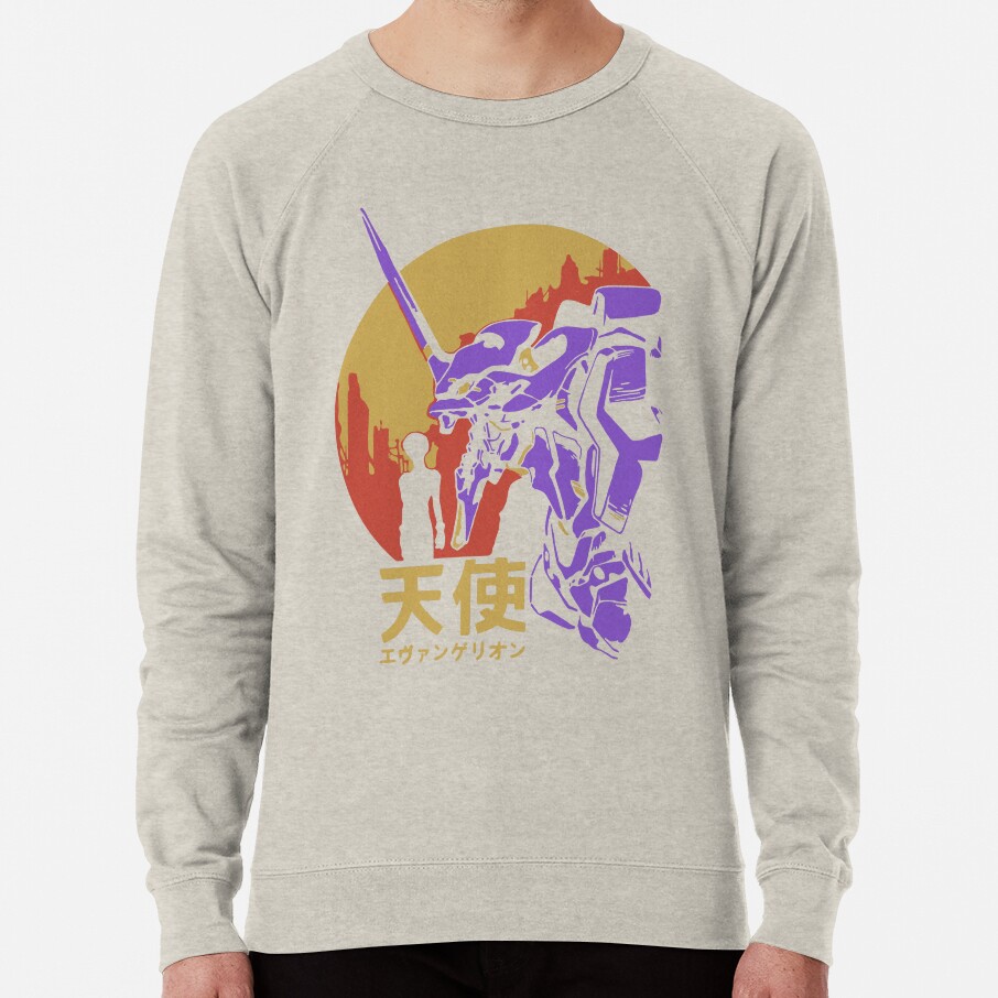 Neon Genesis Evangelion Retro Vintage Sweatshirt - Image 4