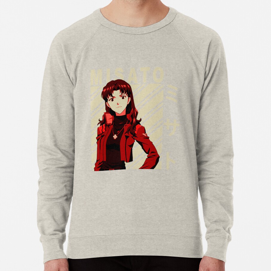 Misato Katsuragi Vintage Art Sweatshirt - Image 4