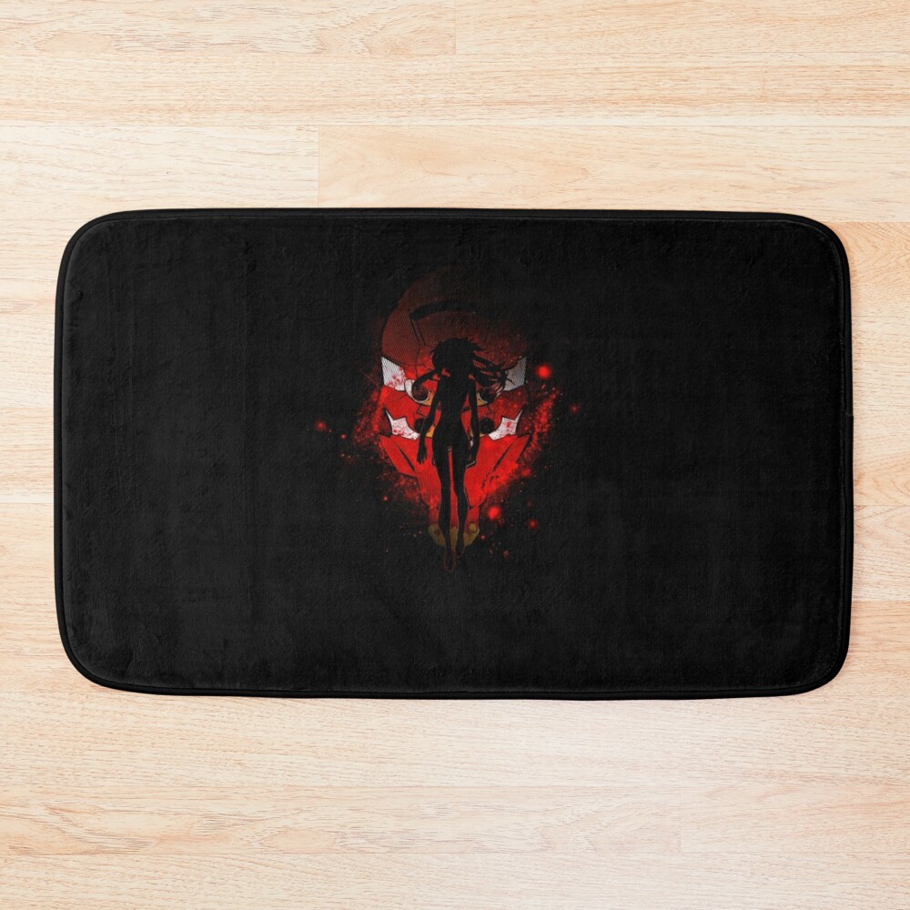 Evangelion Black Bath Mat
