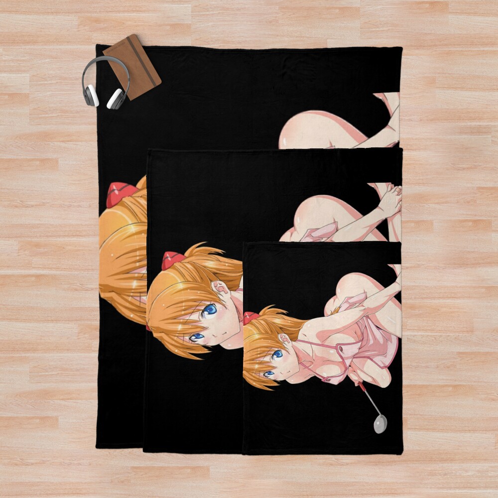 Misato Katsuragi Hot Design Evangelion Throw Blanket - Image 3