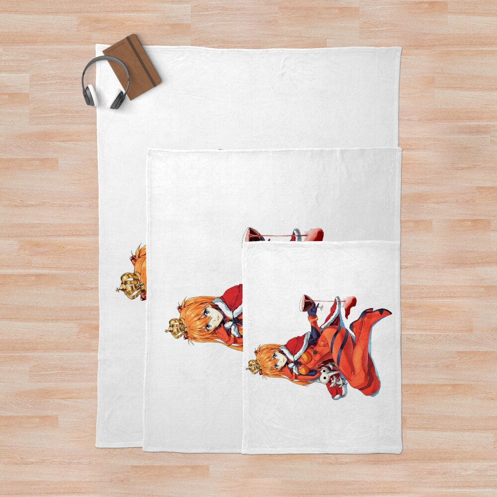 Evangelion Asuka Langley Throw Blanket - Image 3