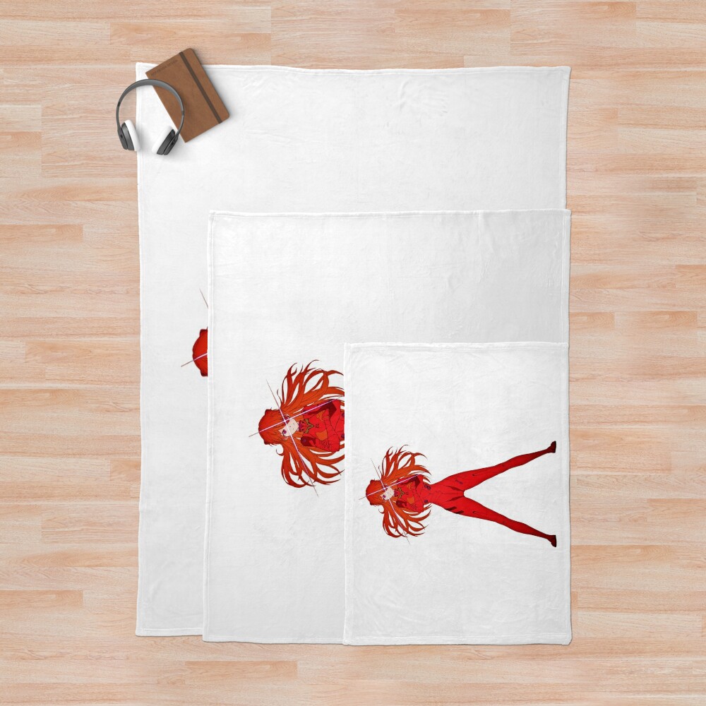 Asuka Langley Evangelion Throw Blanket - Image 3