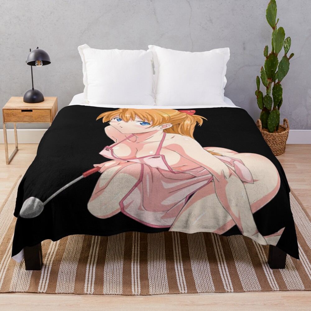 Misato Katsuragi Hot Design Evangelion Throw Blanket