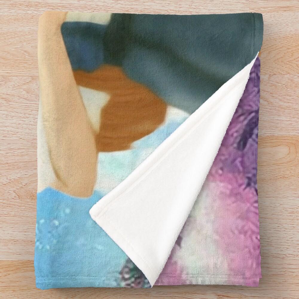 Asuka Langley Soryu Cherry Violin Evangelion Throw Blanket - Image 2
