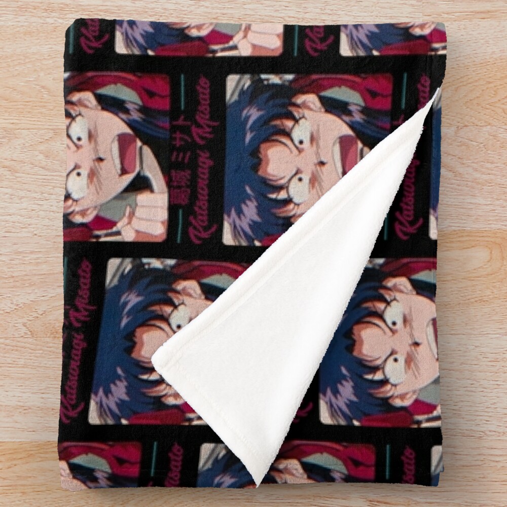 Evangelion Misato Katsuragi Throw Blanket - Image 2