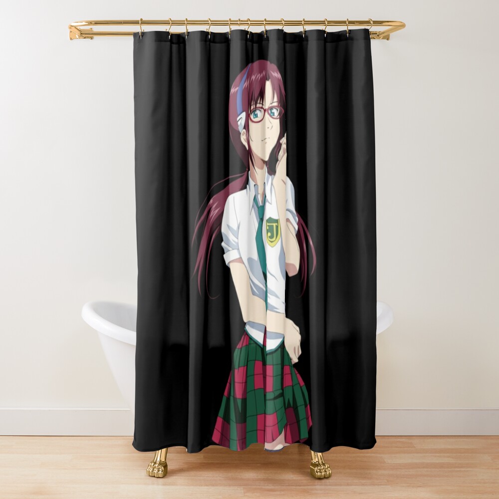 Misato Katsuragi Hot Design Evangelion Shower Curtain